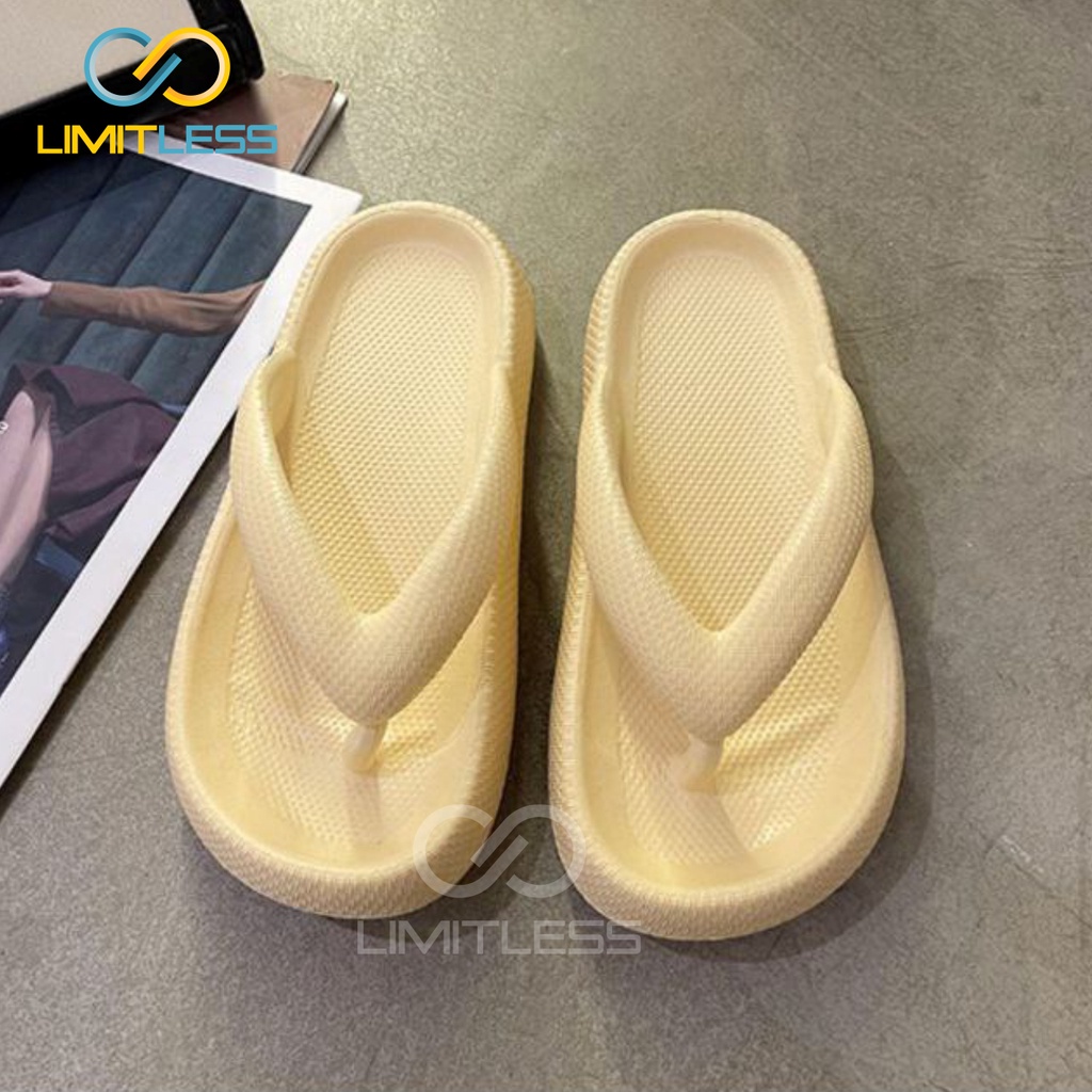 Sandal Jepit Wanita Eva Limitless Sandal Japit Karet Wanita Rumahan Anti Slip Korean Style Kekinian Terbaru 2025
