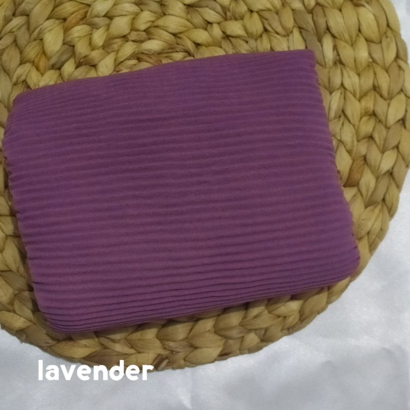 [PART1] UMAMA PLEATED SHAWL PASHMINA PLISKET / PRISKET CERUTY ARMANY-Lavender