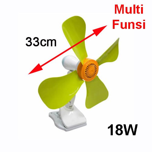 KIPAS ANGIN JEPIT / PORTABLE / MINI FAN JEPIT 18WATT JM-389 JIAMEI