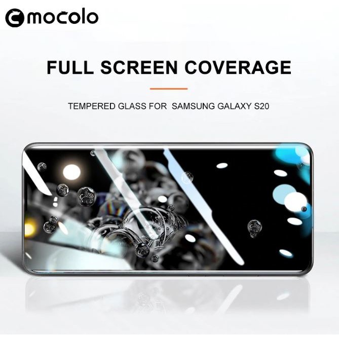 Mocolo Samsung S20 / S20 Plus / S20 Ultra UV Liquid Glass 3D Tempered Glass Full Cover Edge Guard