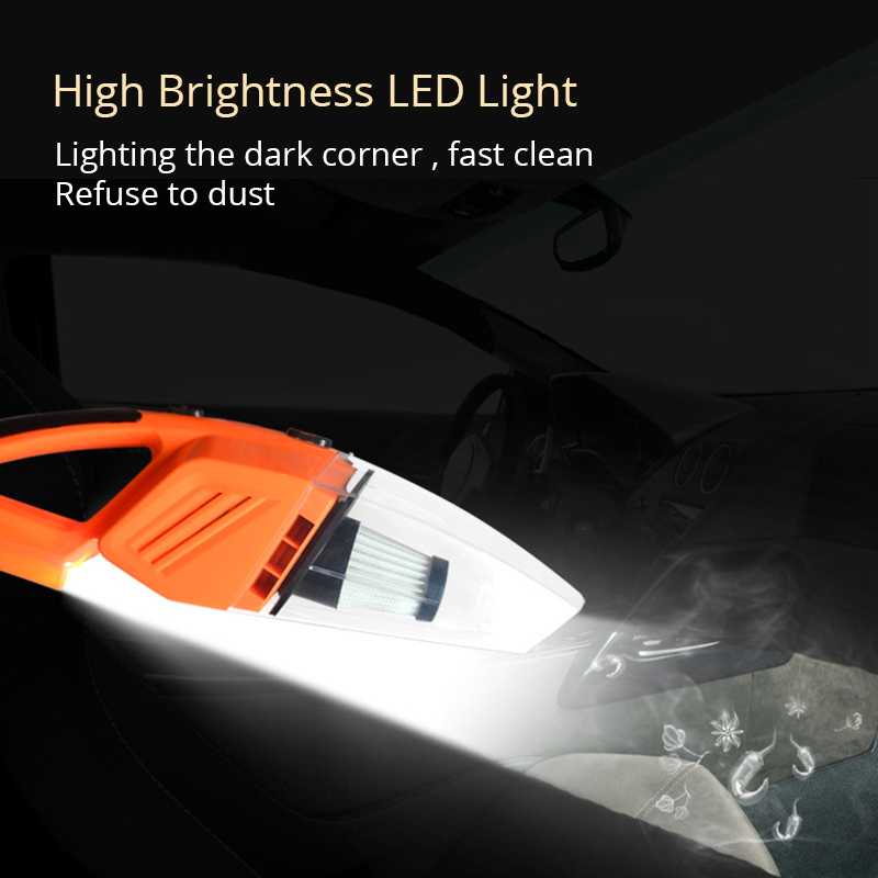 Vacum Vacuum Cleaner Mobil Penyedot Debu Mobil 120 Watt Pakai Lampu LED Light OTOHEROES - C37457