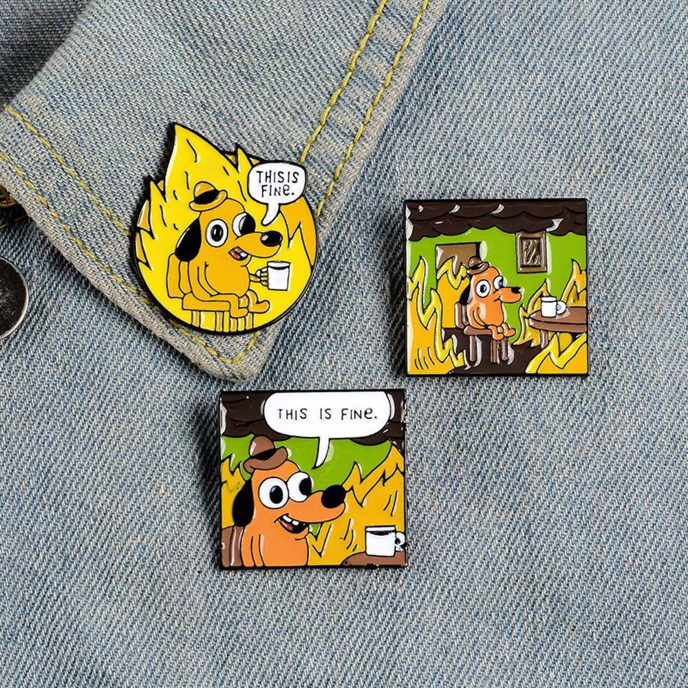 [Elegan] Animeini Baik Kreatif Anak Klasik Karakter Kerah Bros Hadiah Untuk Wanita Lencana Pin Brooch Pin