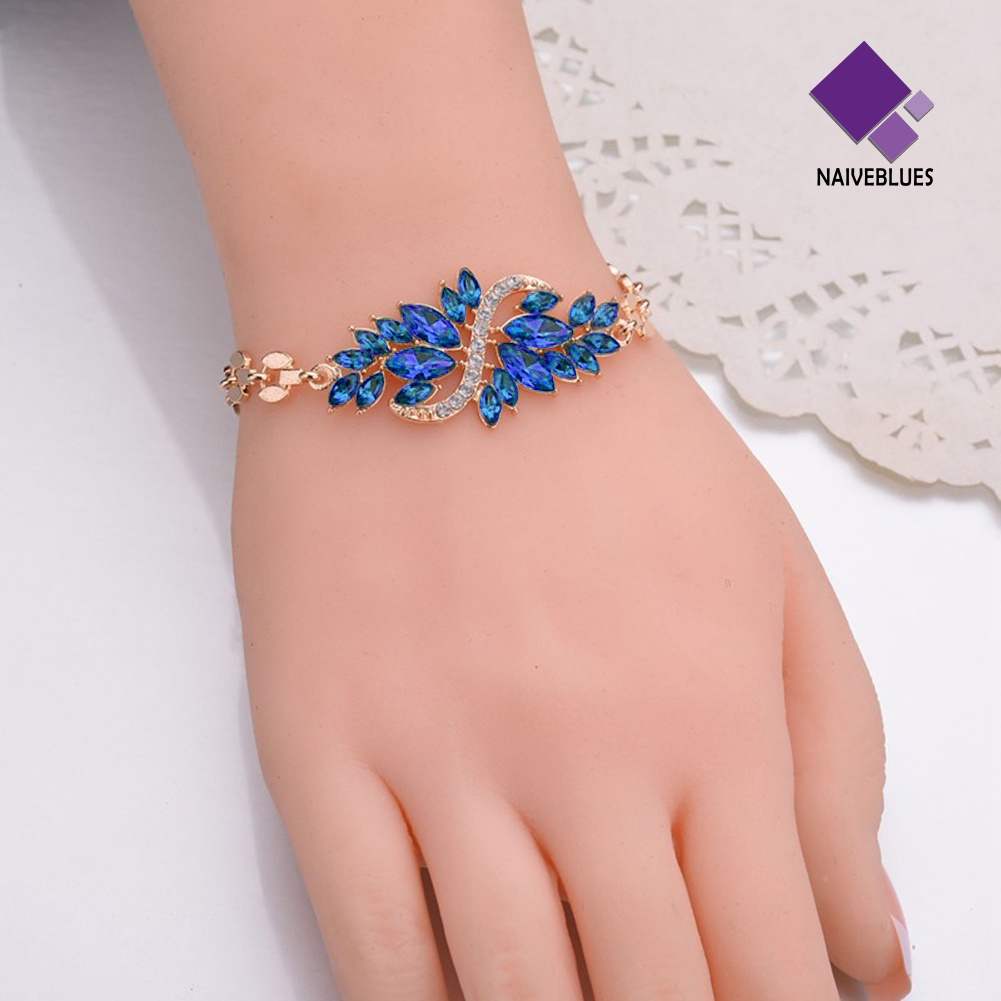 Gelang Rantai Desain Merak Untuk Wanita