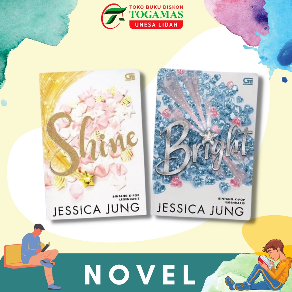 SIAP KIRIM!! NOVEL SHINE // BRIGHT EDISI TTD KARYA JESSICA JUNG