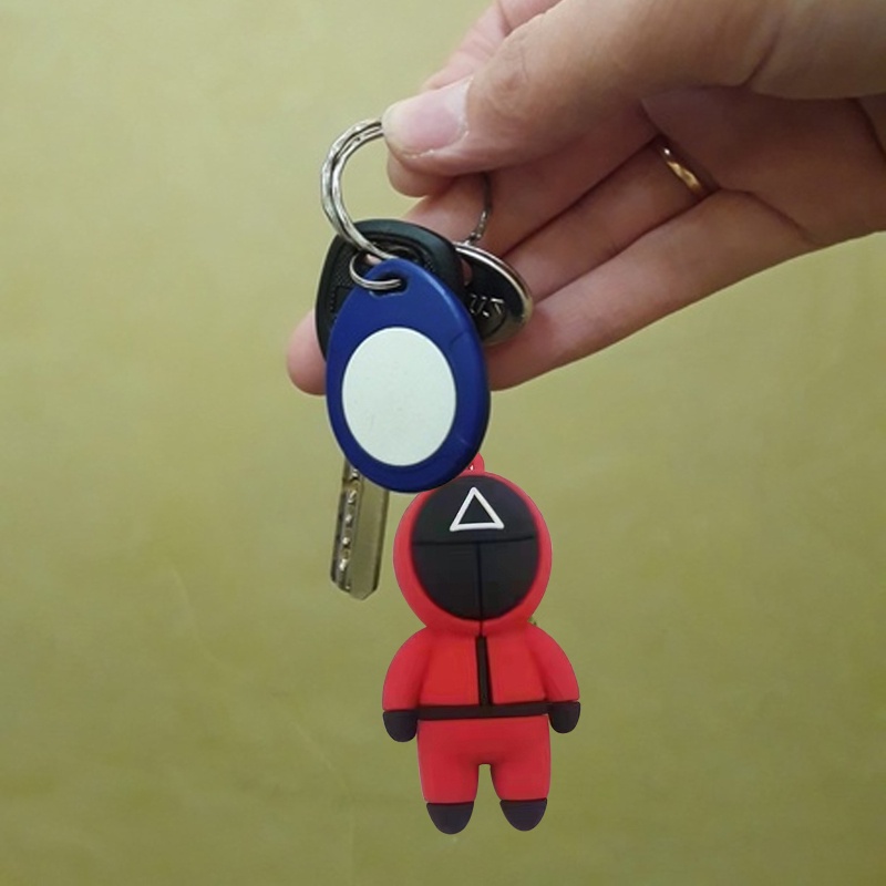 ready to ship !!! Juego de calamares llavero Squid game keychain key chain Hanging key pendant OWT