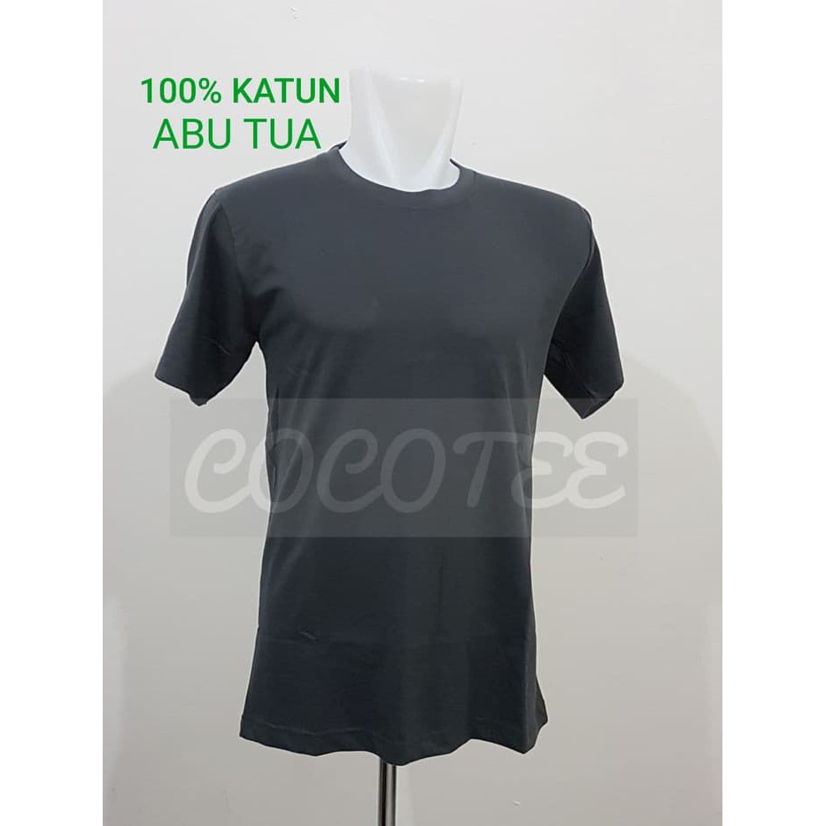 Elpiti Kaos Polos Jumbo Size / Big Size Katun Combed 20S 5Xl / Xxxxxl