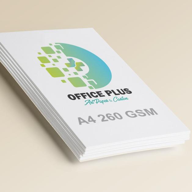 

Office Plus 1 Pack/50 Lembar Kertas Art Karton 260 GSM - High Quality ~