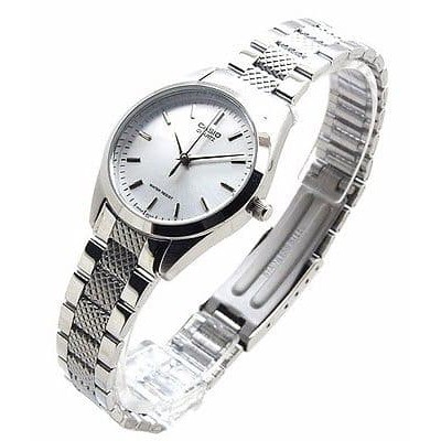JAM TANGAN WANITA CASIO LTP-1274D-7ADF SILVER ORIGINAL