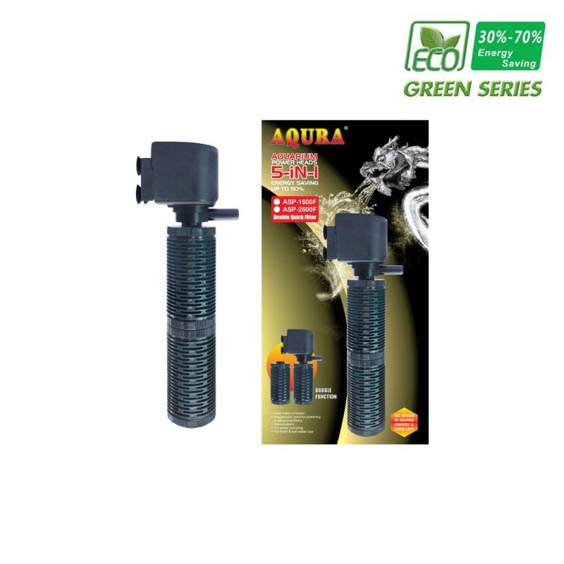 Mesin filter aquarium ASP-1600F - Mesin pompa celup Internal Filter