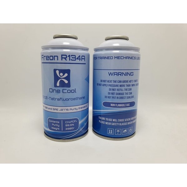 Jual FREON HFC R134A ORIGINAL FREON AC MOBIL FREON KULKAS KALENG 390 -MEREK ONE COOl