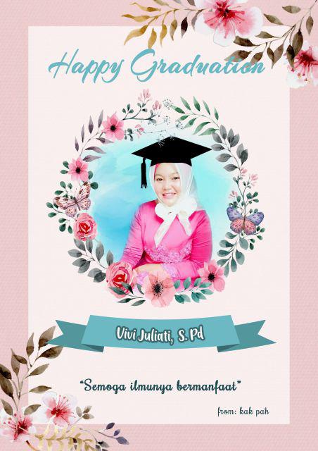 KADO Desain  foto  custom untuk wisuda  anniversary wedding 