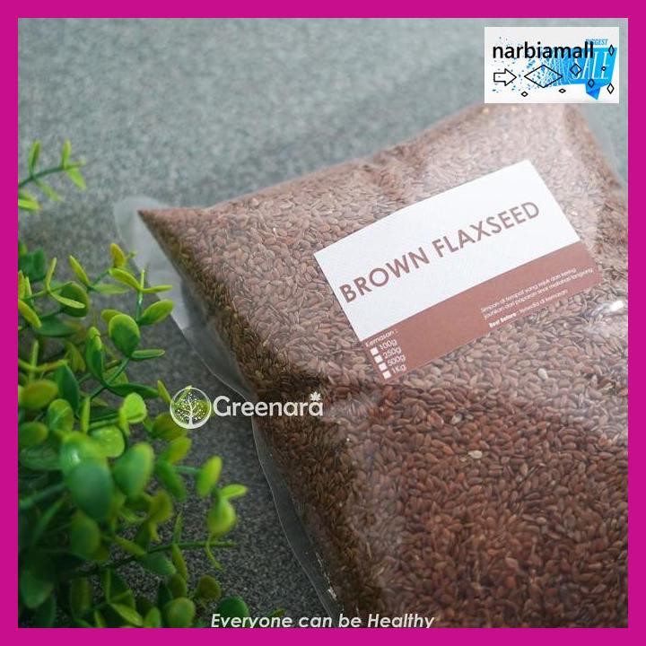 

U8Tyuj7- Natural Brown Flaxseed 500Gr E4Wr46-