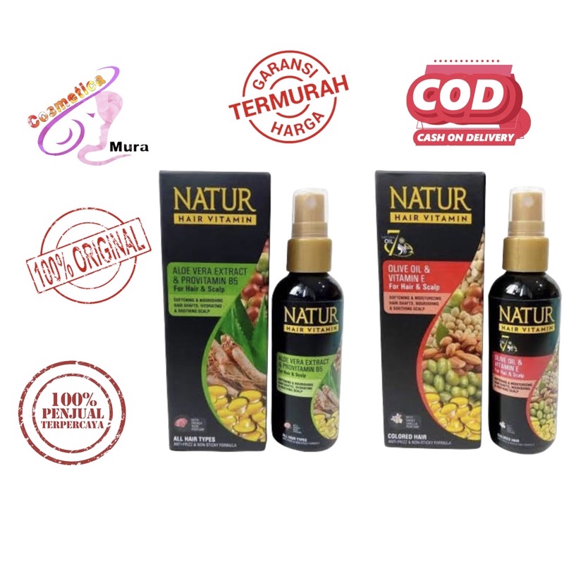 [ 80 ml ] natur hair vitamin // vitamin rambut natur