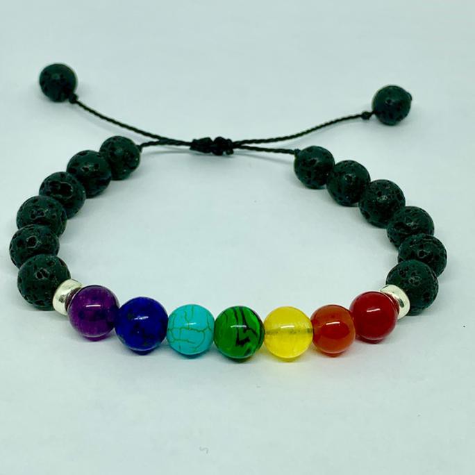 GELANG YOGA, GELANG TUJUH CHAKRA, GELANG 7 CHAKRA, ESSENTIAL OIL