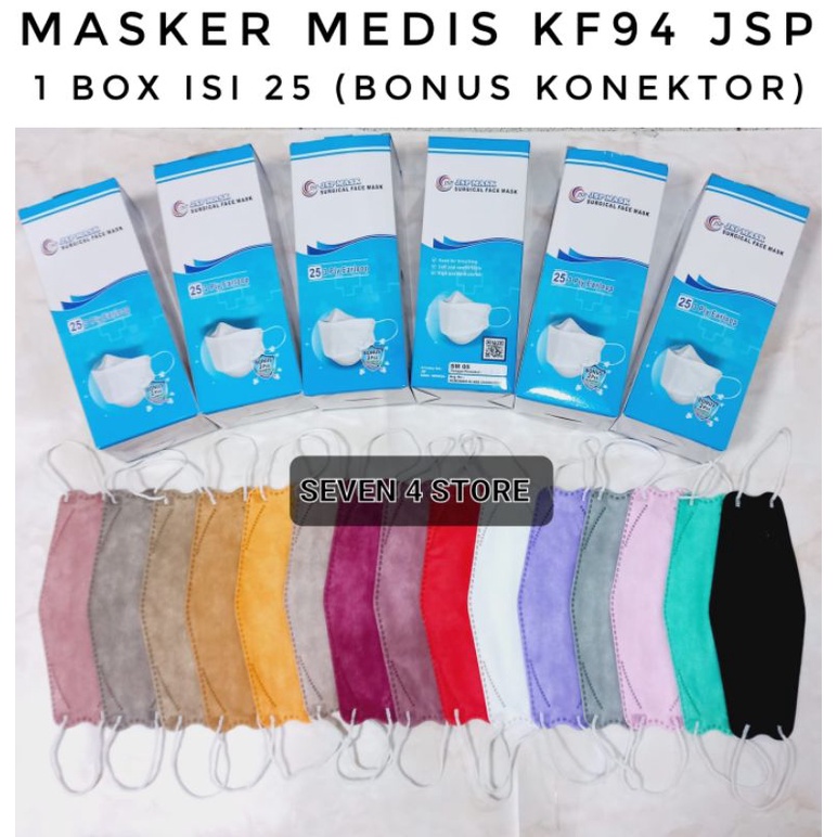 Masker KF94 JSP ISI 25 Izin Kemenkes / Premium mask KF94