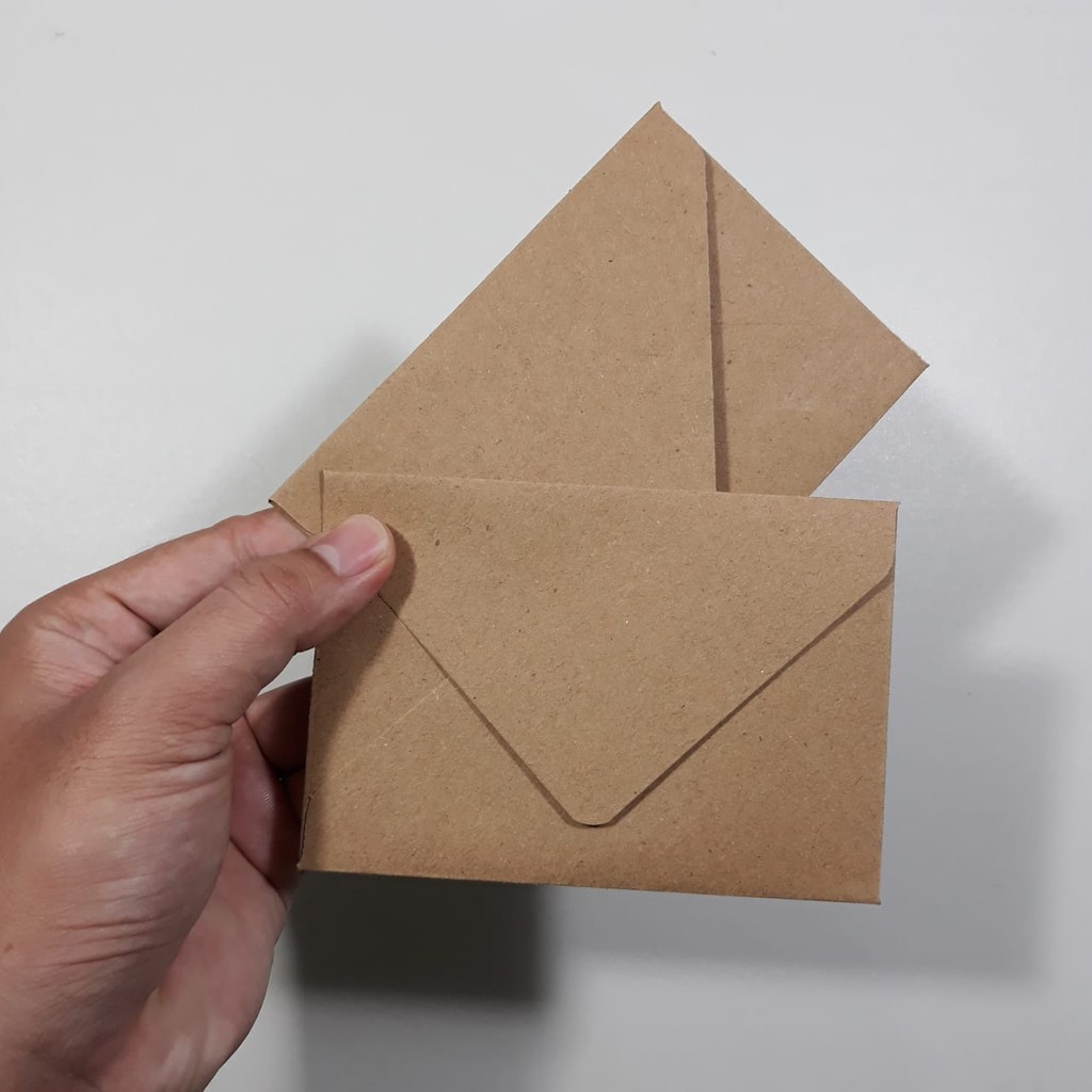 

Amplop Vintage Kraft Polos 8.5cm x 12.5cm 125gr