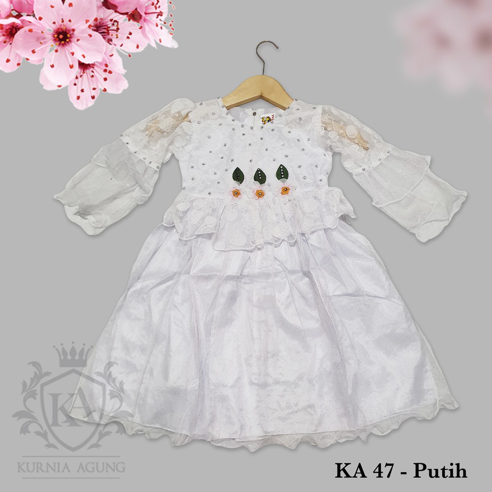Baju Anak Perempuan 2 tahun sampai 8 tahun Gaun Anak Perempuan Import Pesta Dress Anak Perempuan KA47