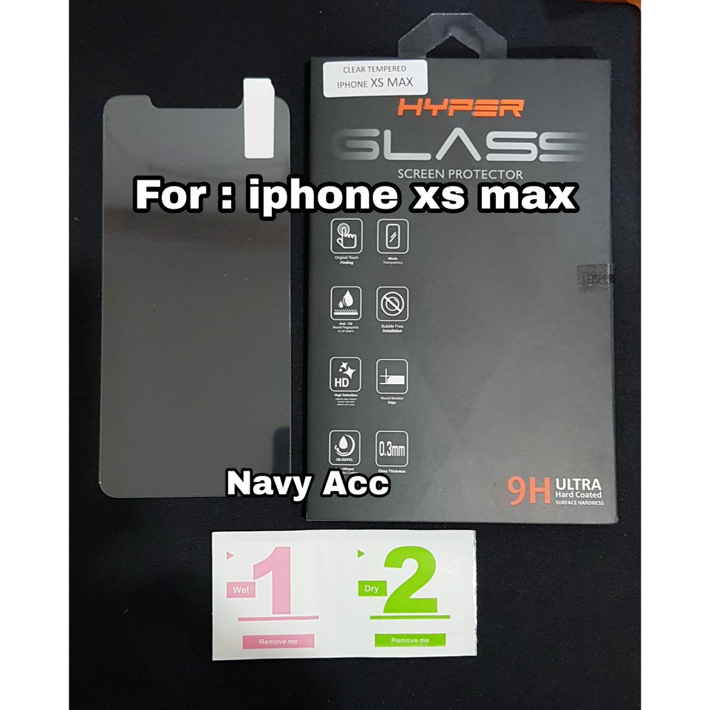 Tempered Glass Iphone XS Max / XR / XS Clear - Premium Tempered Iphone Xs Max