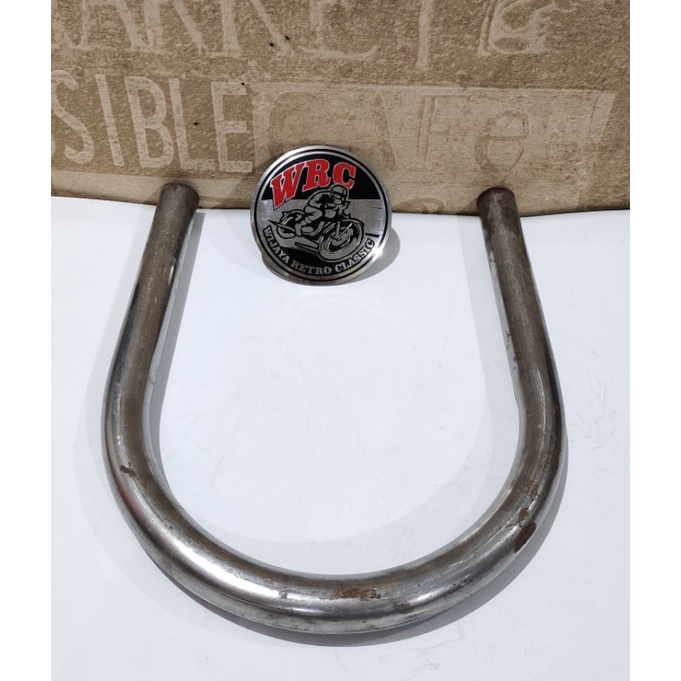 Begel Behel Rangka U Belakang Japstyle Caferacer Scorpio Thunder model Datar Lurus