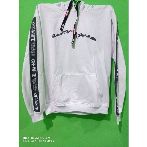 HOODIE PRIA OFF WHITE, HOODIE SECOND PRIA, HOODIE SECOND BTANDED