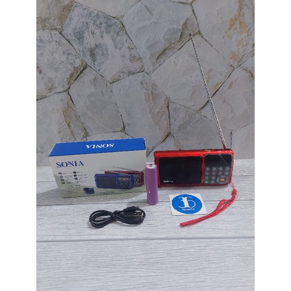 Radio Portable 3 Band Sonia SN 523A - Speaker Murotal Alquran