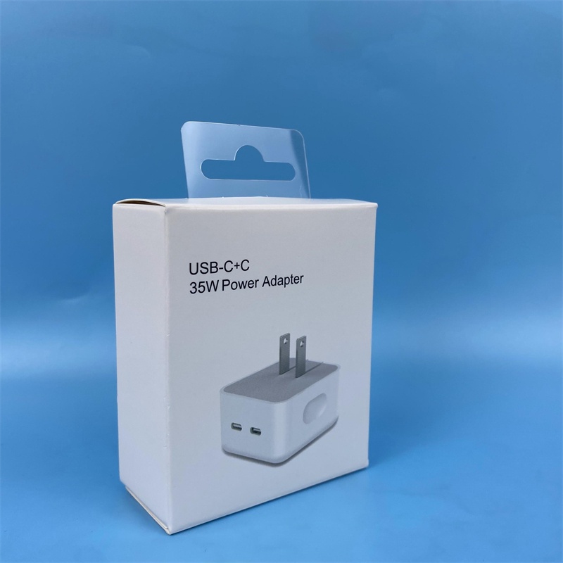 Pd Adapter Charger Ganda Tipe-C 35W Fast Charging Untuk IPhone EU 35W