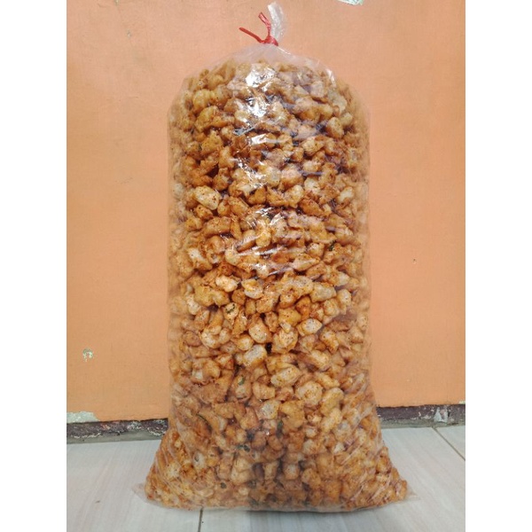 

(COD) 5kg/1 ball siomay kering mini pedas daun jeruk