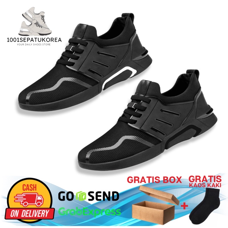 1001 IMPORT SEPATU SNEAKERS PRIA SPORT FREESTYLE + BOX DAN KAOS KAKI !!! - 2 WARNA