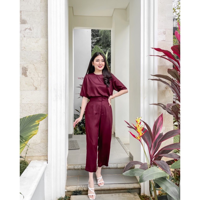Little Tale - Nancy Set-Maroon