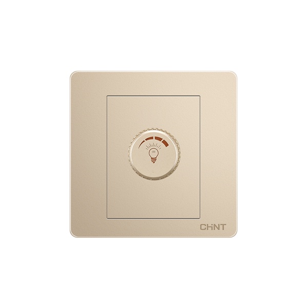 CHINT SAKLAR SOCKET TV / DOORBELL / TLP / DATA / DIMMER NEW 2M LIGHT CHAMPAGNE Series
