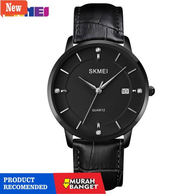 Jam tangan analog pria terbaik- Jam Tangan Pria & Wanita SKMEI 1801 Analog Date Original SKMEI