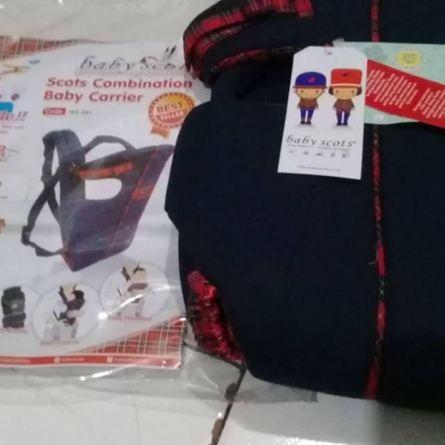 Gendongan depan bayi baby scots
