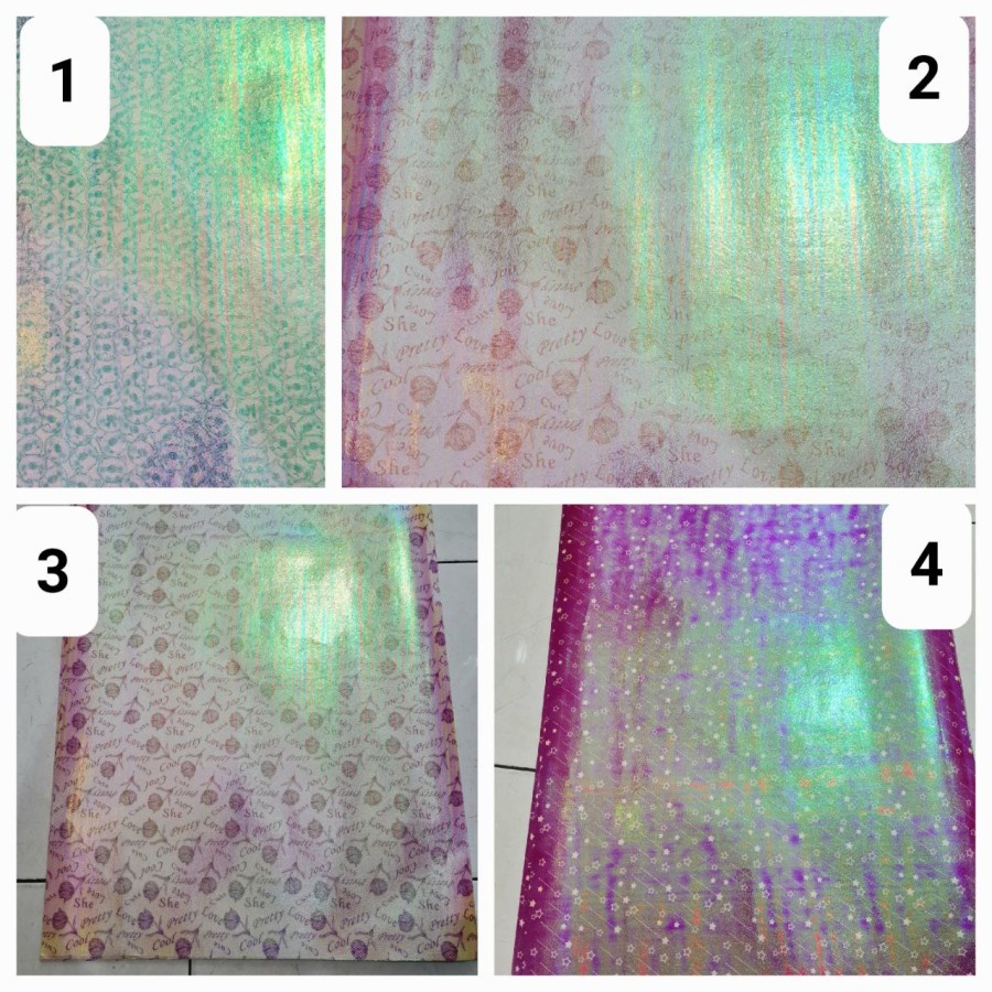 

Kertas Kado Hologram Motif / Bungkusan Kado / Hadiah / Perlengkapan Ulang Tahun