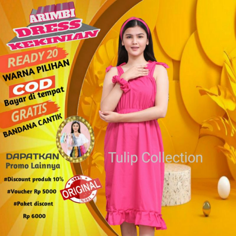 Dress Sexy | Mini Dress | Daster Polos Kekinian Daster Murah Lengan Pendek Wanita Series Arimbi Remp