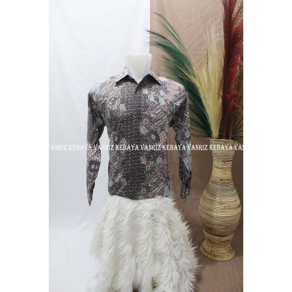 KEMEJA PANJANG BATIK-KEMEJA BATIK KEBAYA-KEMEJA BATIK LENGAN PANJANG