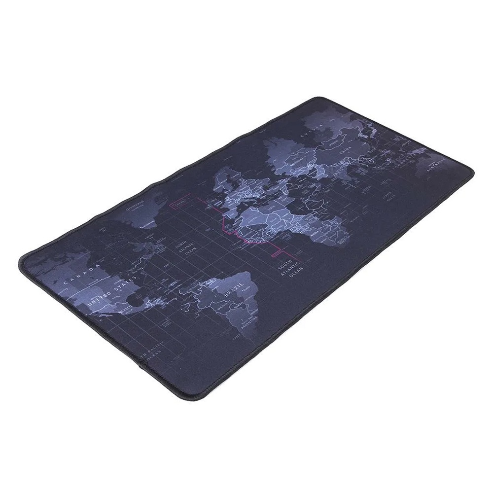 Mouse Pad Gaming Gambar Peta Dunia Ukuran XL Besar