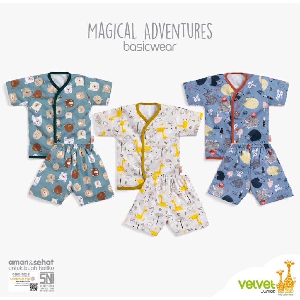 VELVET JUNIOR SETELAN BAYI DAN ANAK MAGICAL ADVENTURES / SETELAN BAYI DAN ANAK