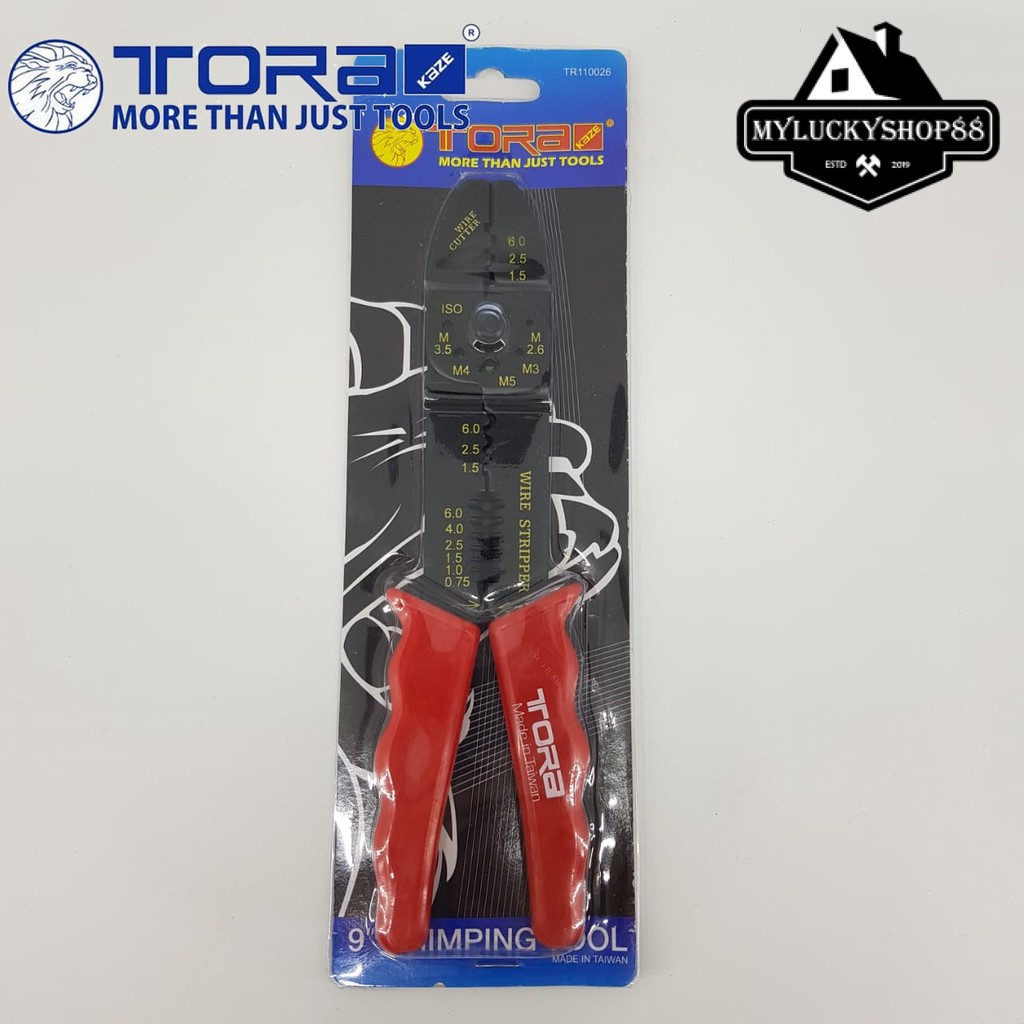 Tang Kupas Kabel Tora 9 Inch Crimping Skun Crimping Tool 9 Taiwan