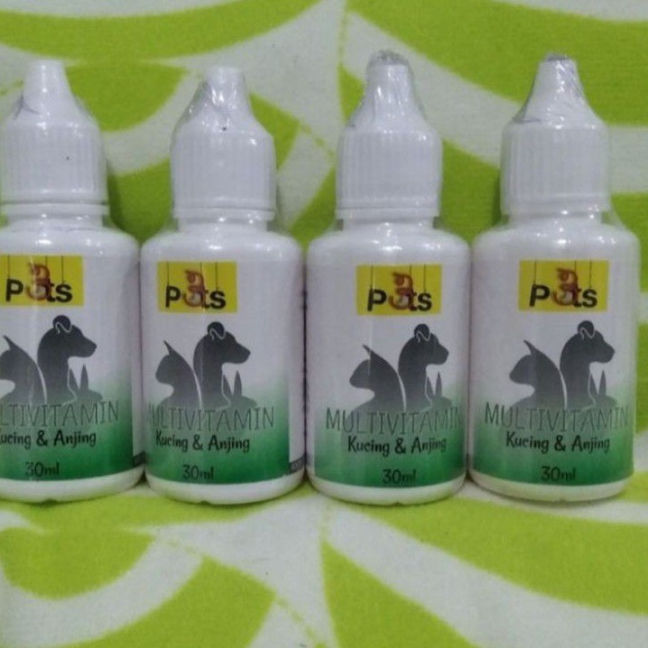 (1pcs) multivitamin kucing dan anjing - p3ts multivitamin 30 ml