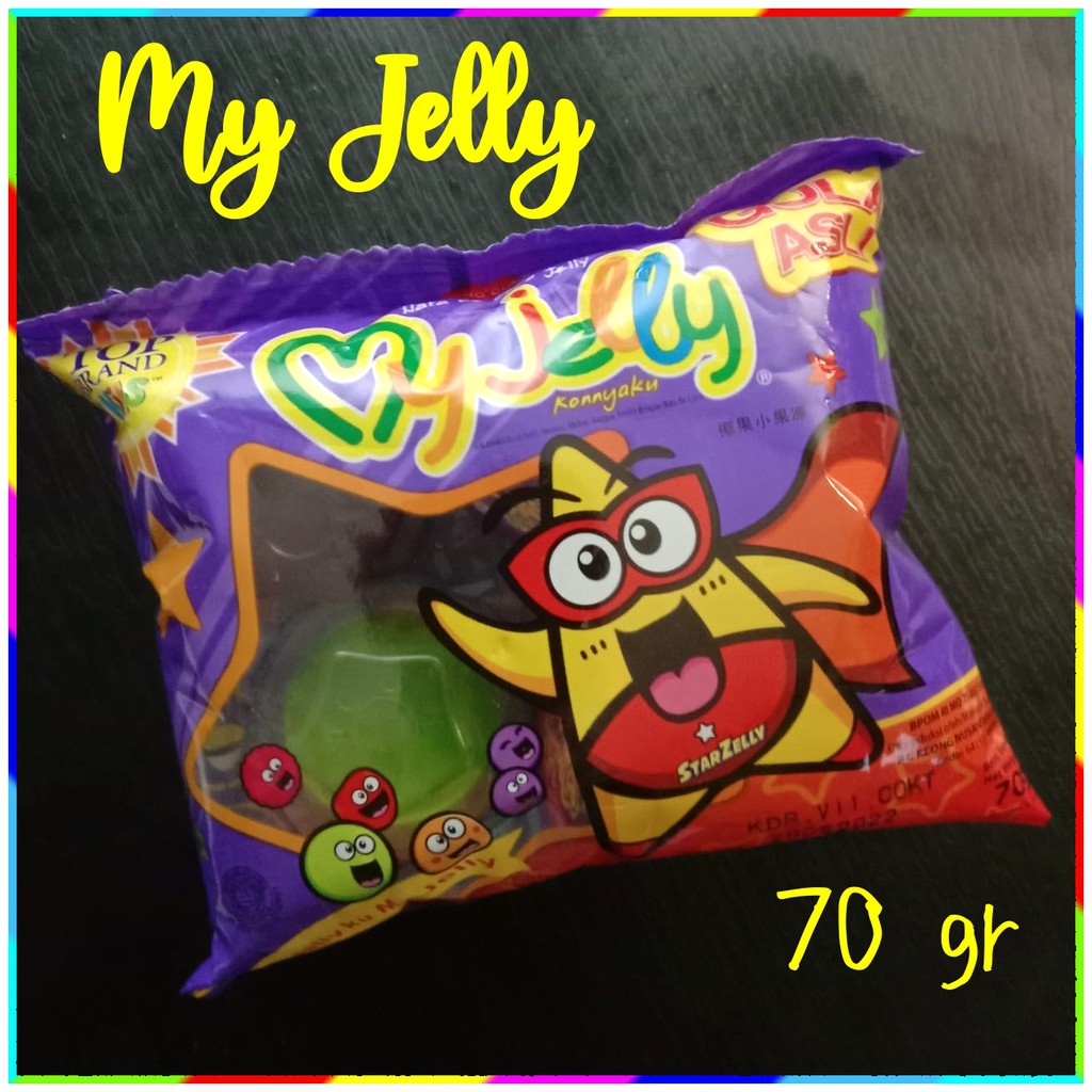 

My Jelly 70gr konyaku gula asli makanan anak agar jeli Wong Coco Jelly Sari Kelapa