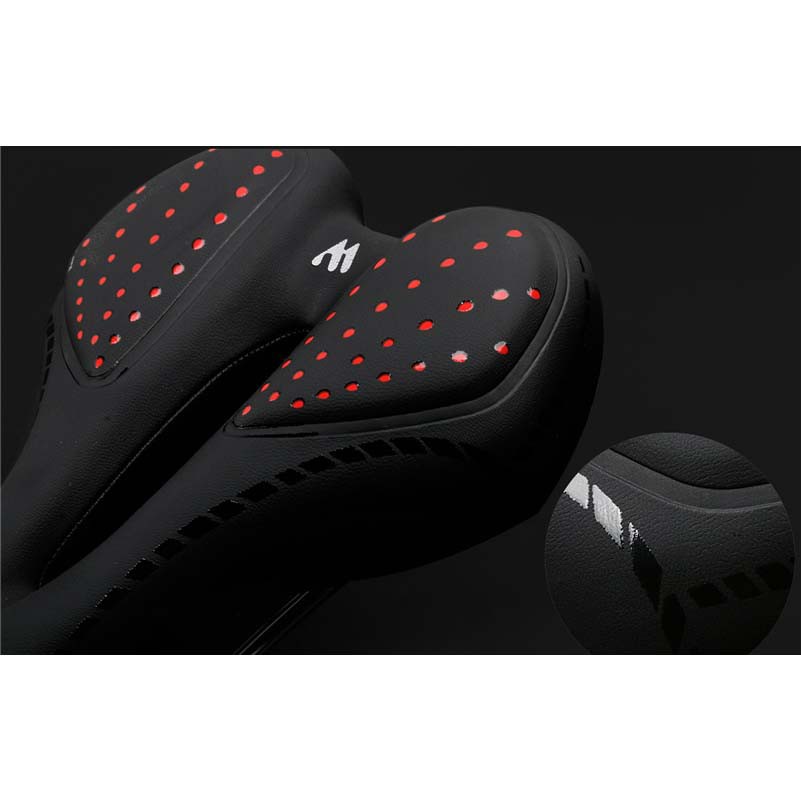 Jok Sadel Sepeda Bike Saddle Silicone Gel Cushion PU Leather