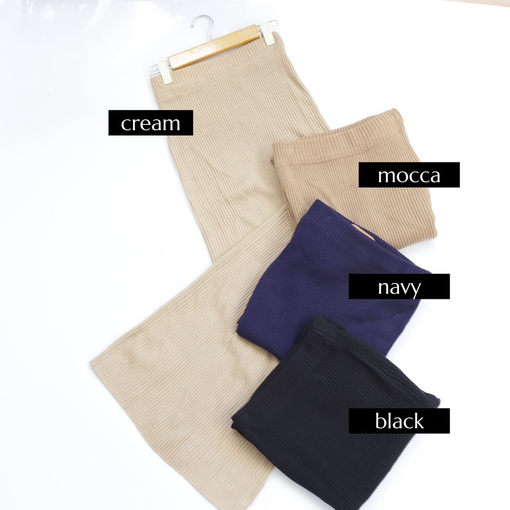 Aline span plisket skirt | rok wanita | bawahan muslim wanita-3