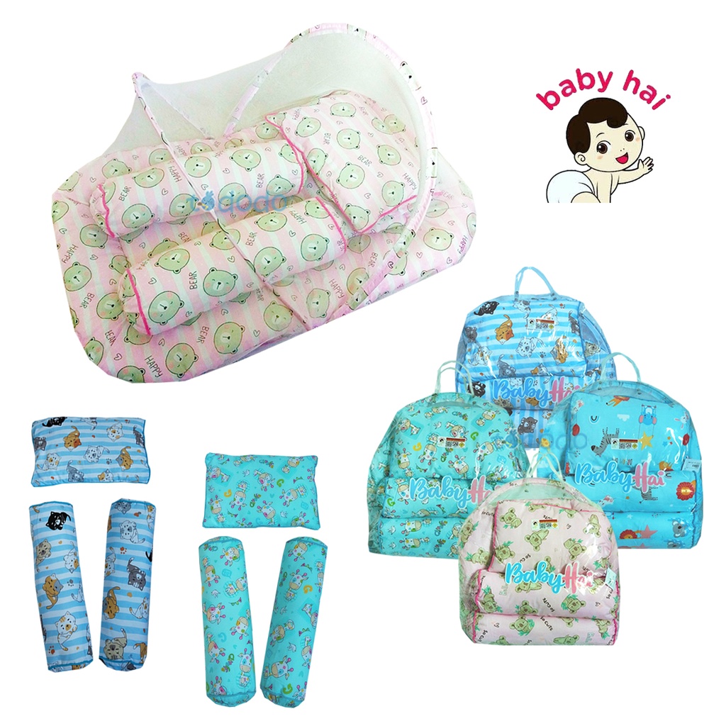 Tempat Tidur Bayi Kasur Kelambu Baby Hai