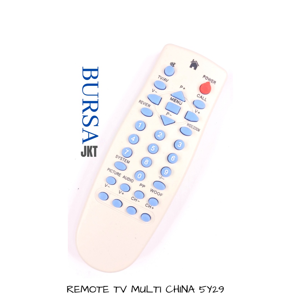 REMOTE CHINA TV MULTI CHINA DAN TV DENGAN MESIN CHINA 5Y29 DAN 55K9 7461