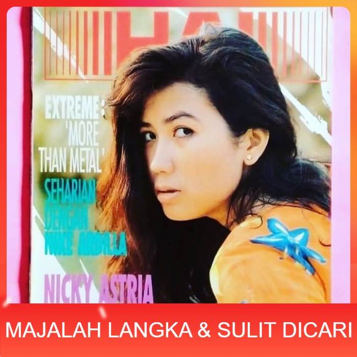 Majalah HAI No.22 Jun 1991 Cover NICKY ASTRIA Langka