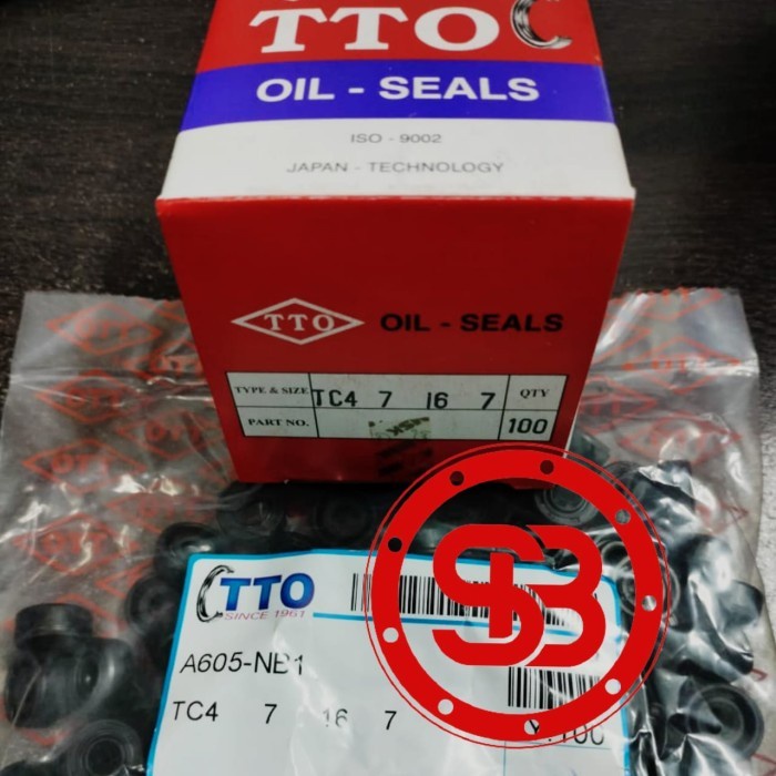 Oil Seal TC 7 16 7 TTO / 7.00 16.00 7.00 / 7x16x7 TTO