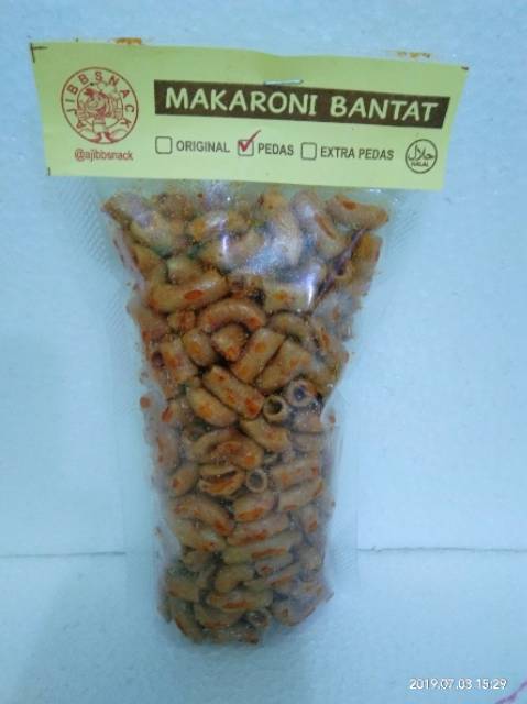 MAKARONI BANTAT KEMASAN STANDING POUCH