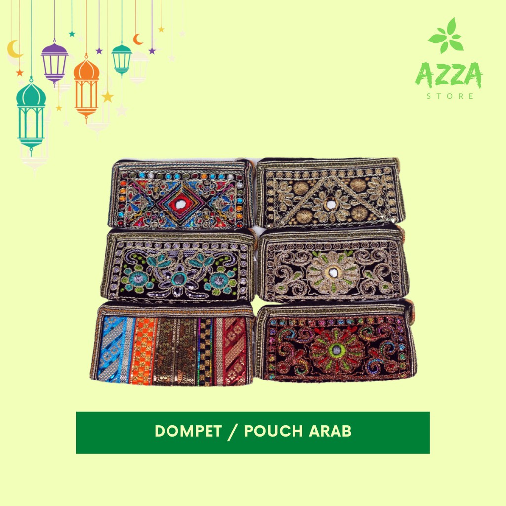 Pouch Dompet Arab / Dompet Oleh Oleh Haji &amp; Umroh