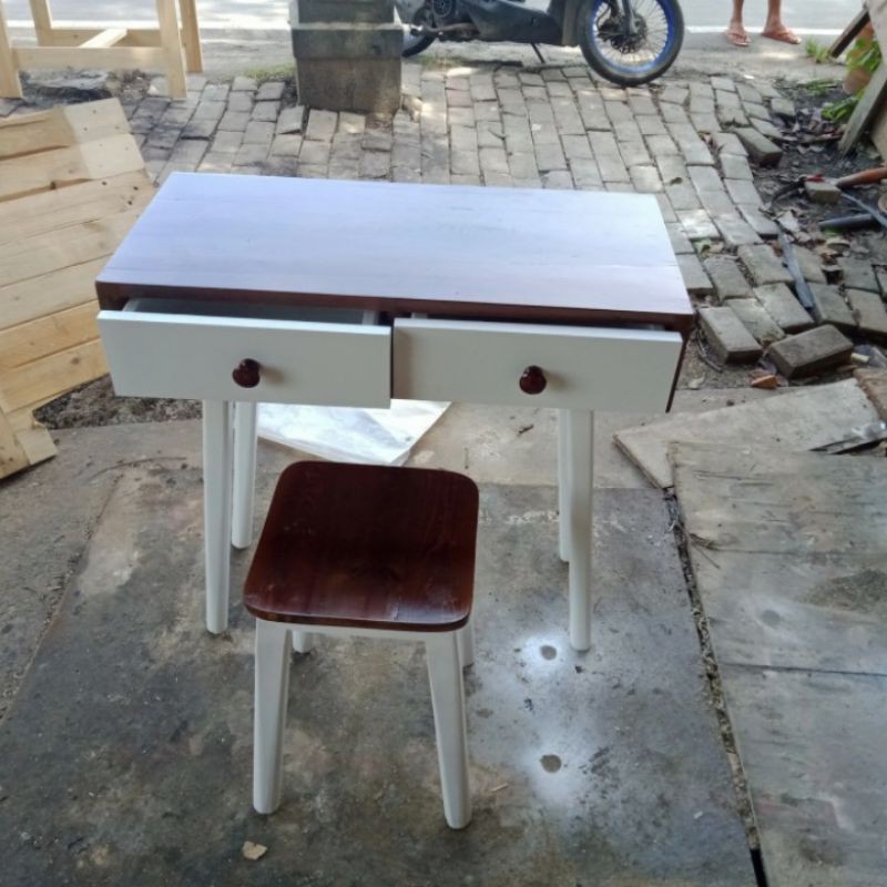 meja rias wanita hias dandan mekap meja