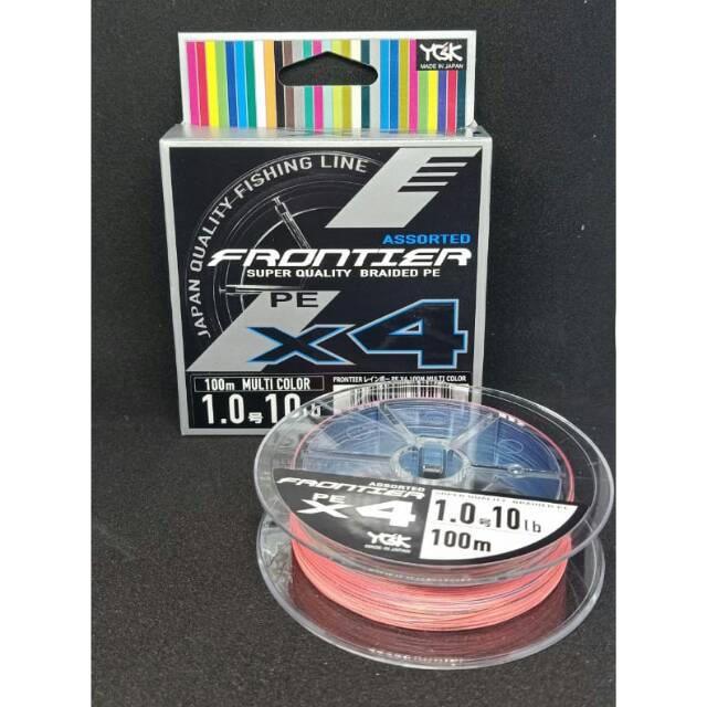 Senar pe ygk frontier x4 1.0 multi warna